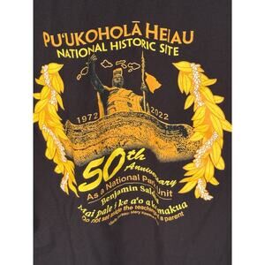 Pu'ukohola Heiau Mens Shirt Size Large National Historic Site T-Shirt